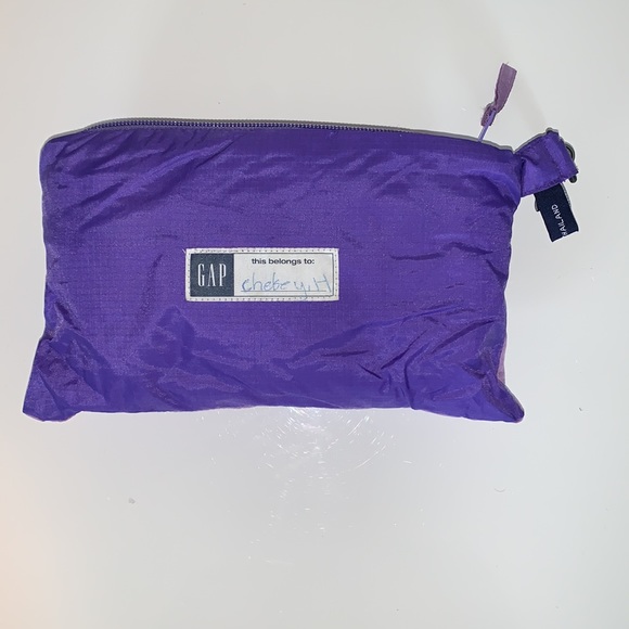 (3 for $12) GAP Kids Packable Jacket 💜🌧 - Picture 5 of 5